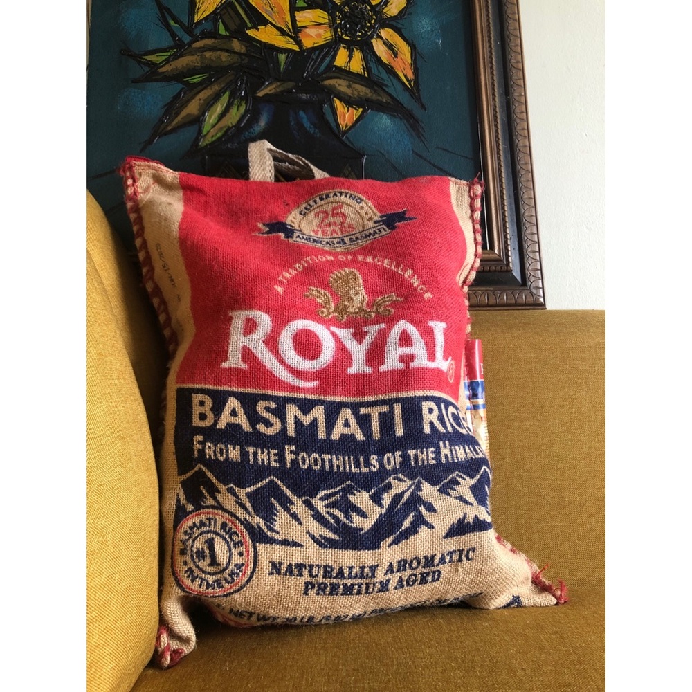 Basmati Rice burlap-Bag - Picture 6 of 6